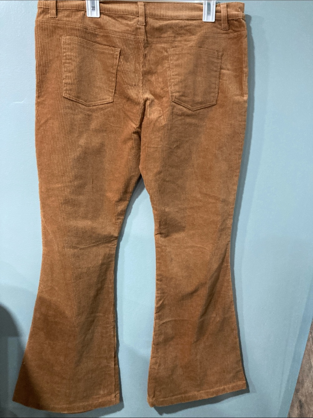 Umgee Corduroy Flare Jeans in Camel Flare waist 18’ - Picture 4 of 4